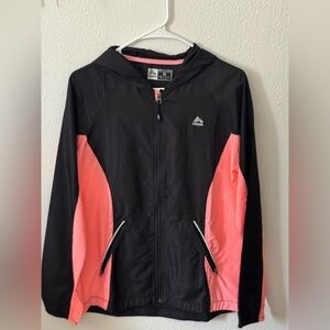 Adidas Black and Pink Performance Jacket